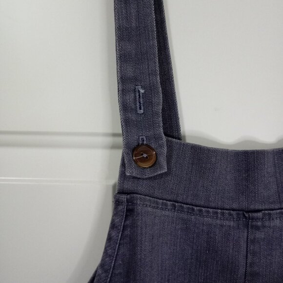 Sozy Overalls Soft Cozy Womens S Gray Adjustable Straps Side Pockets - Picture 5 of 10